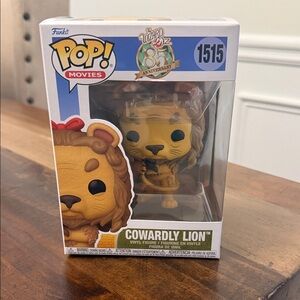Funko Pop! Movies Cowardly Lion Figure - Brown and Red